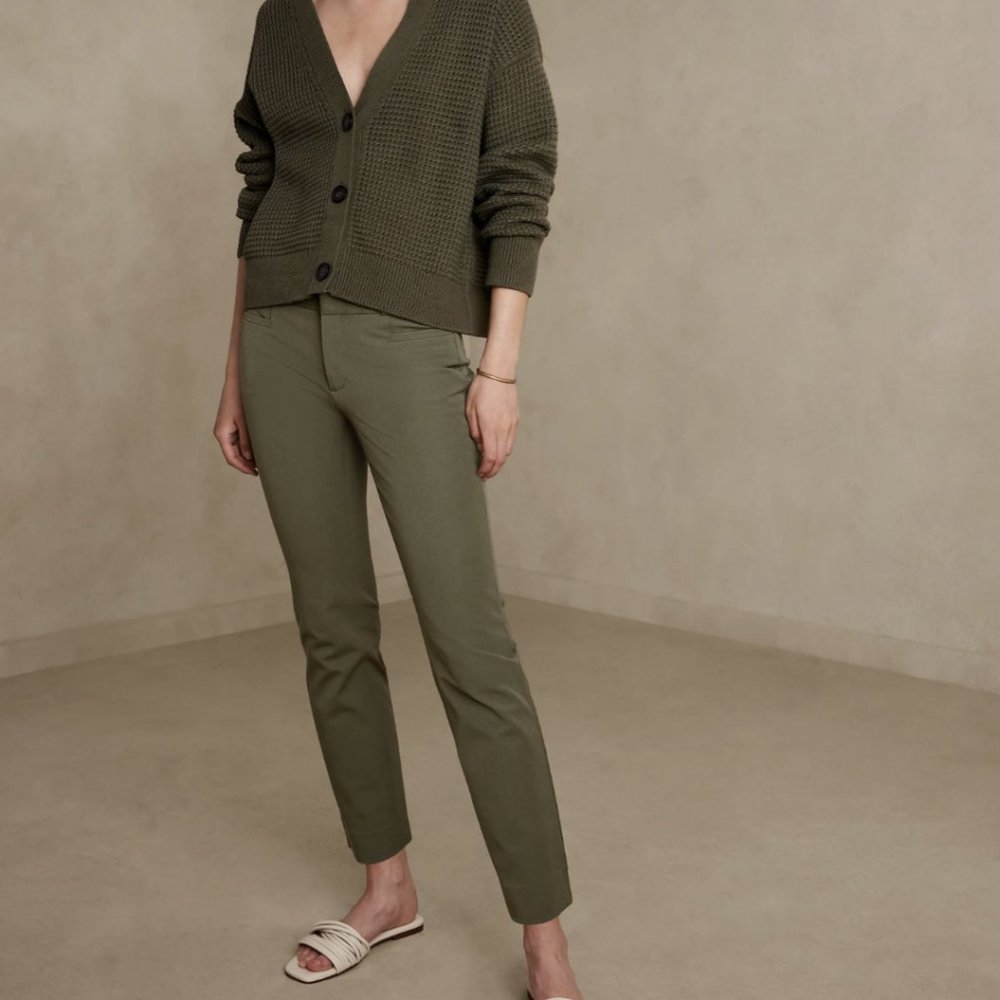 Banana Republic | Olive Sloan Slim Pant | 4P